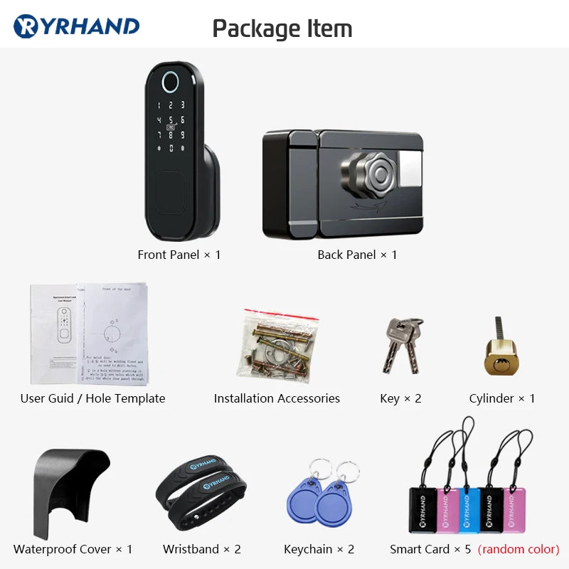 Smart Card Digital Code Door Lock