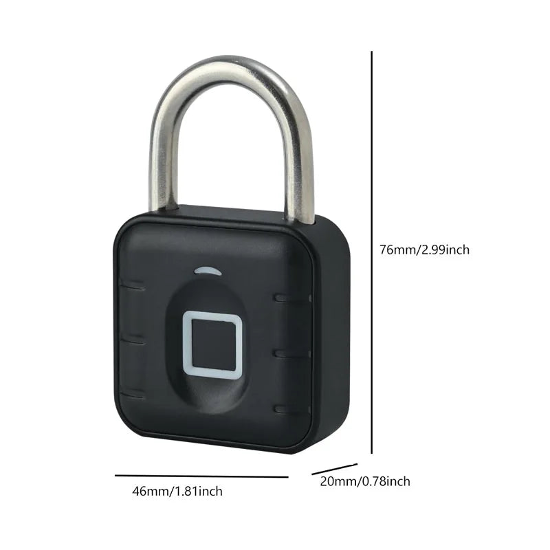 Fingerprint Padlock Waterproof Lock