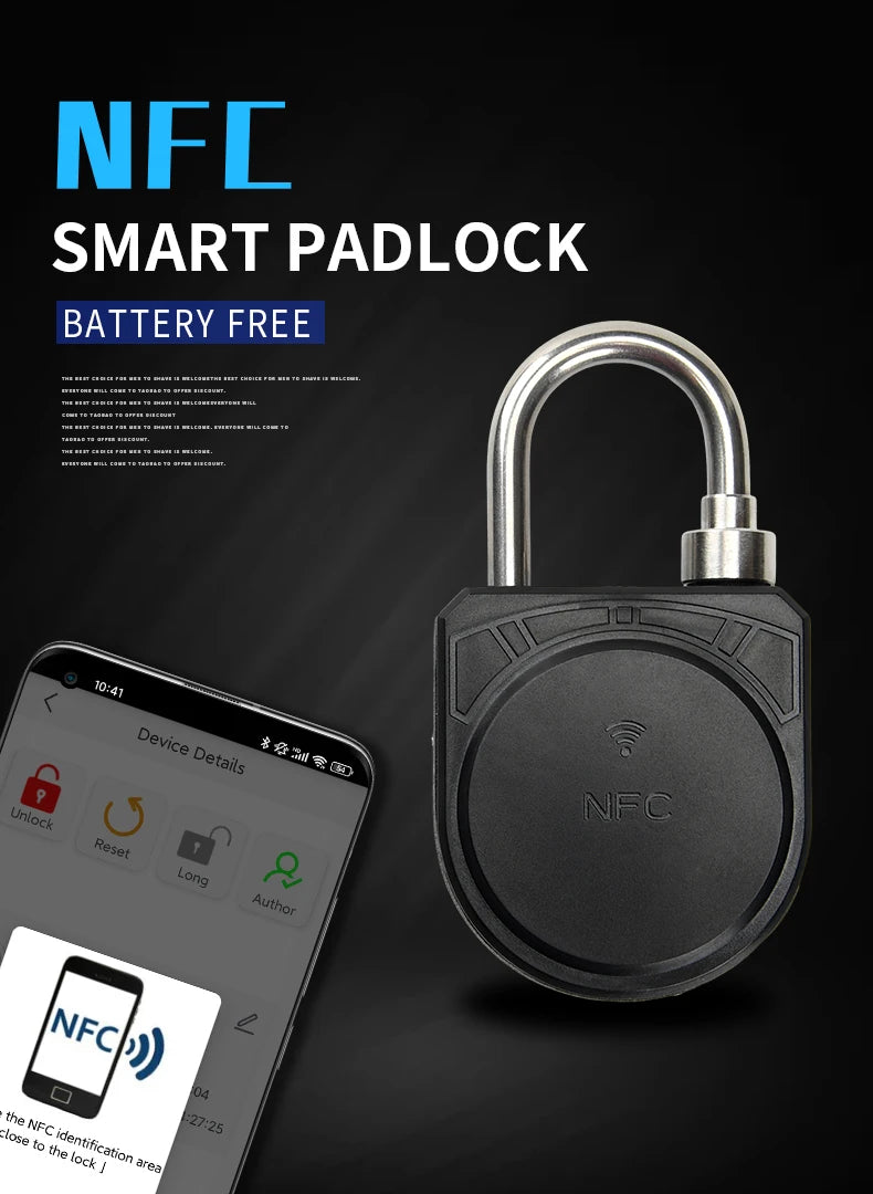 NFC Smart Lock Passive Padlock