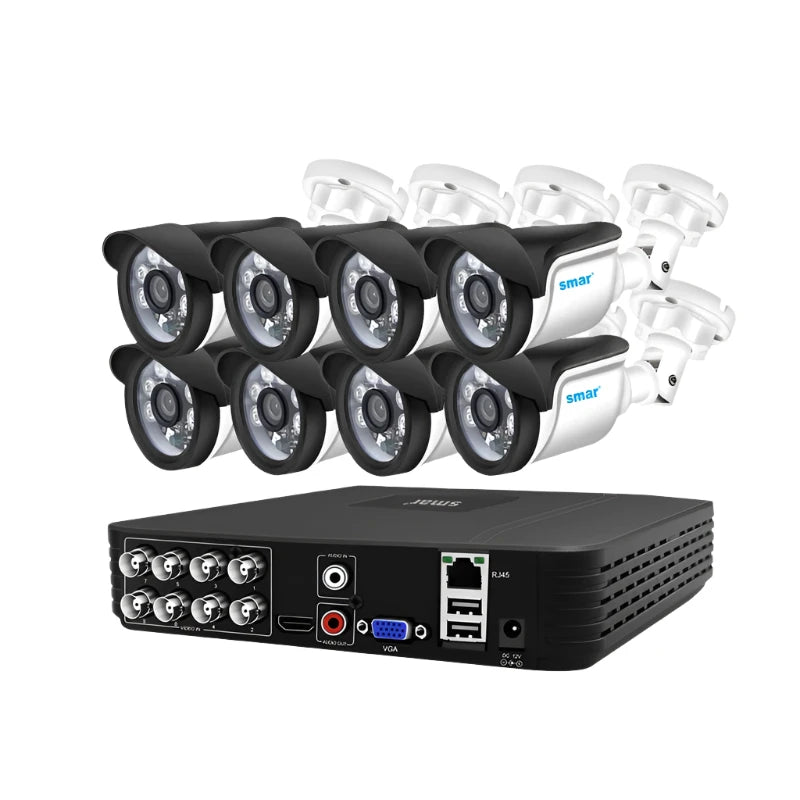 18M Wired Cable Video Surveillance Kit