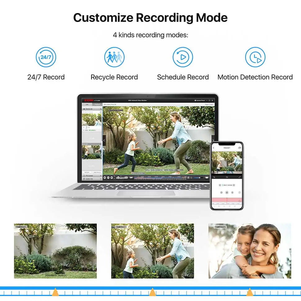 1080P Wired Security Camera System