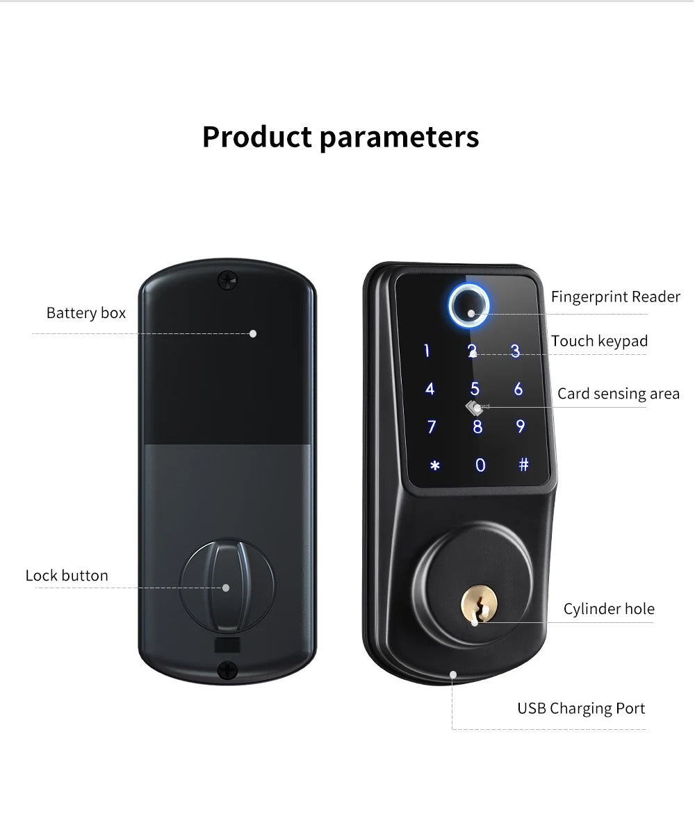 Smart APP Electronic Deadbolt Lock