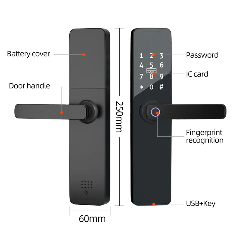 Smart Door Lock Keyless Unlock