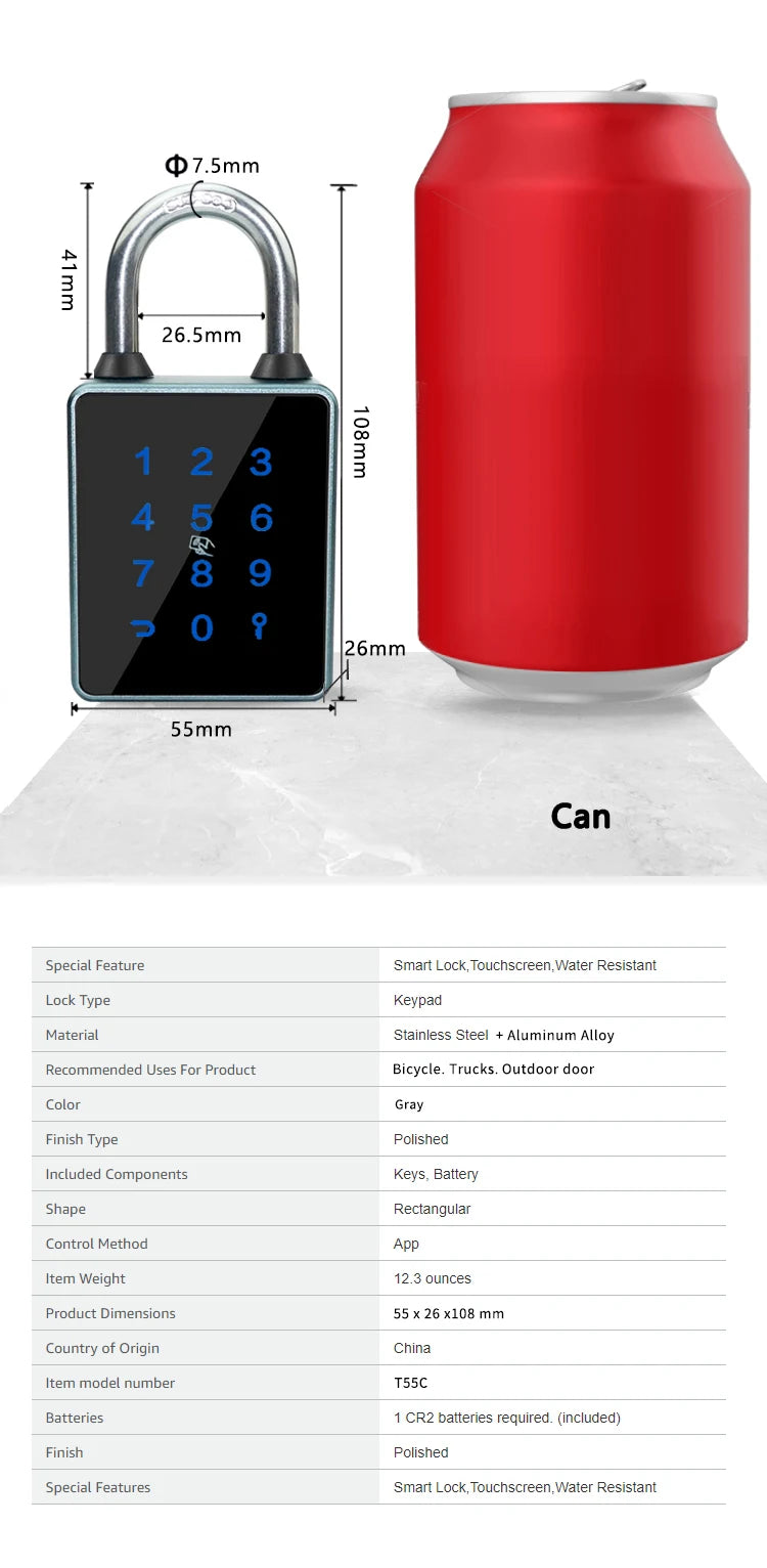 Bluetooth Password RFID Card Key