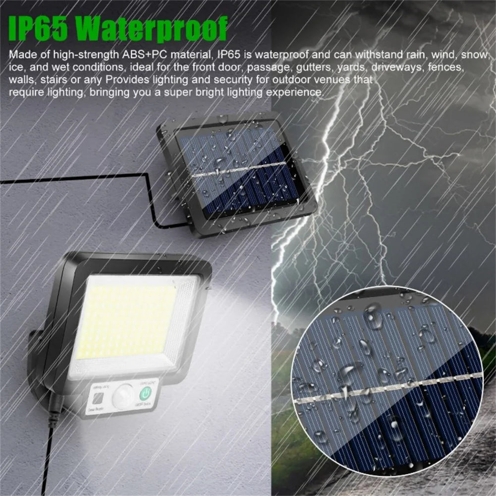 Solar Powered Lamp with Motion Sensor