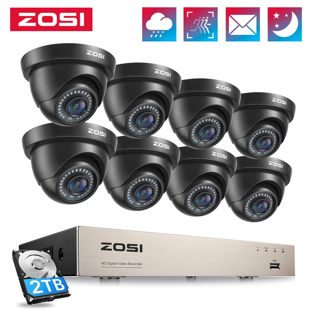 1080p Video Surveillance System 8CH