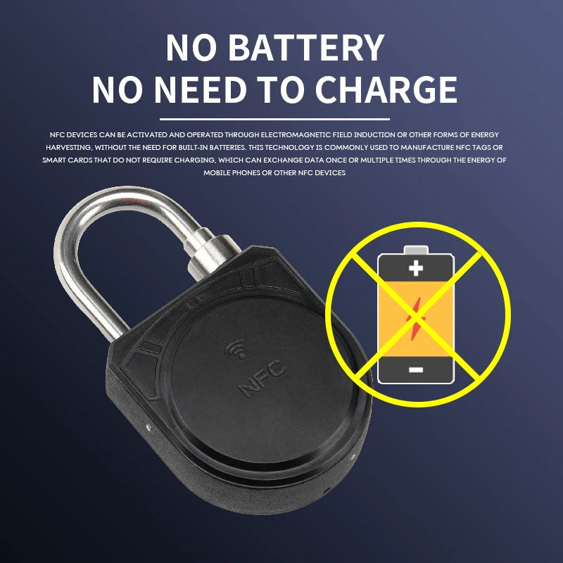 NFC Smart Lock Passive Padlock