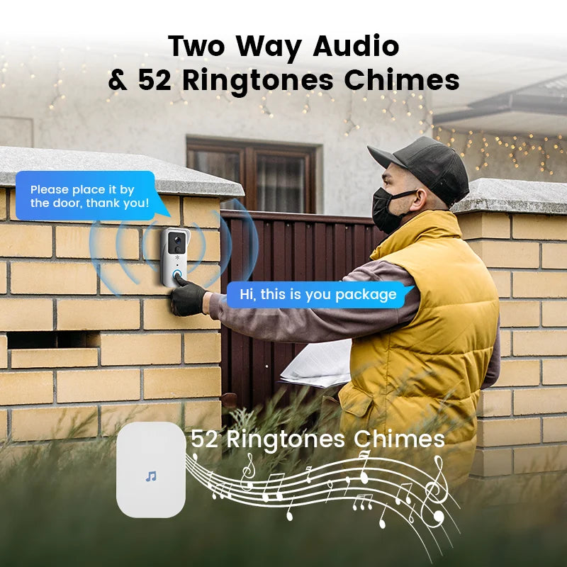 5G/2.4G WiFi Video Doorbell