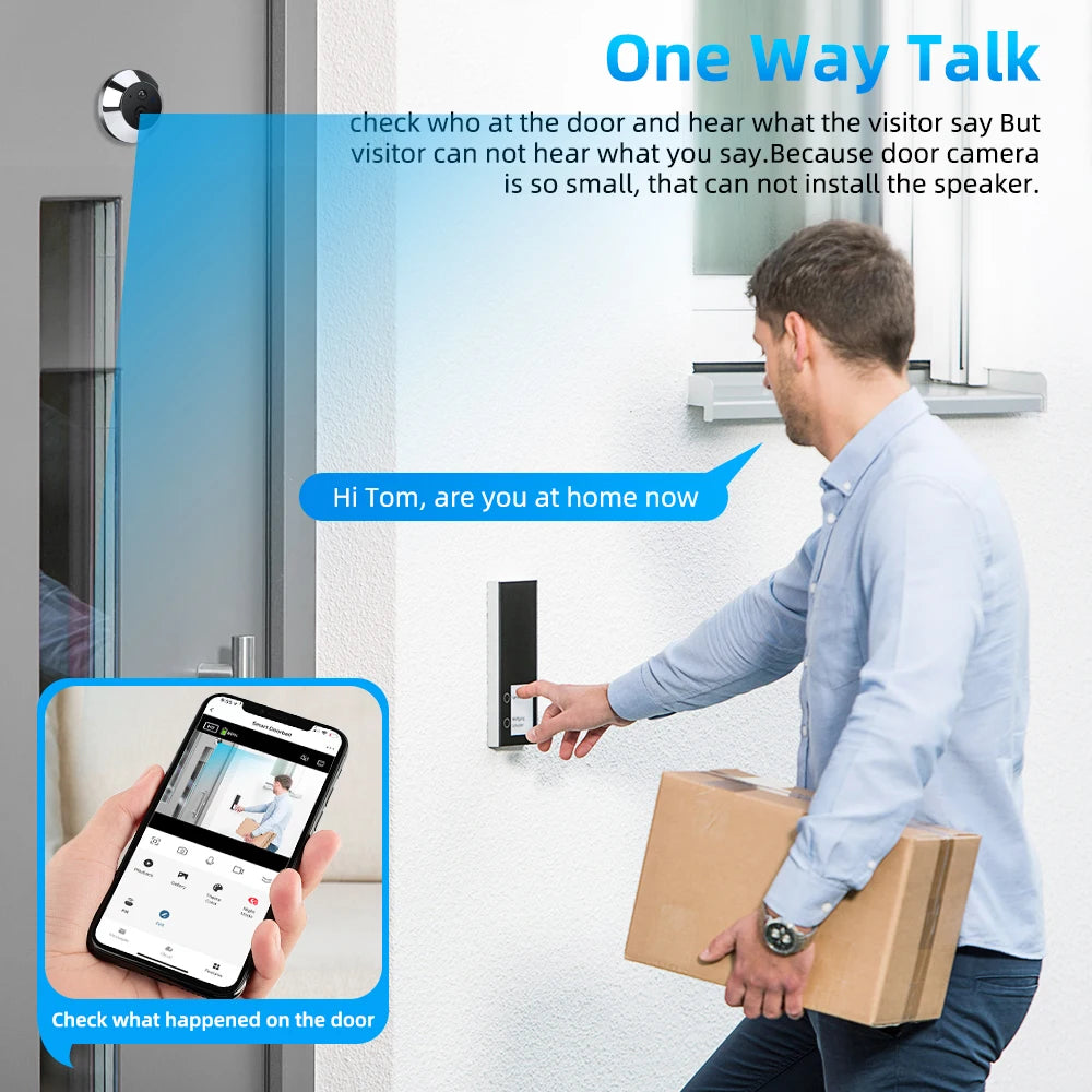 Camluxy Smart Tuya WiFi Door Camera