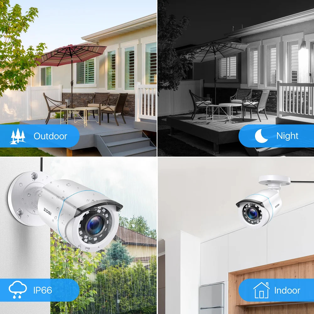 1080p CCTV System H.265+ 5MP Lite