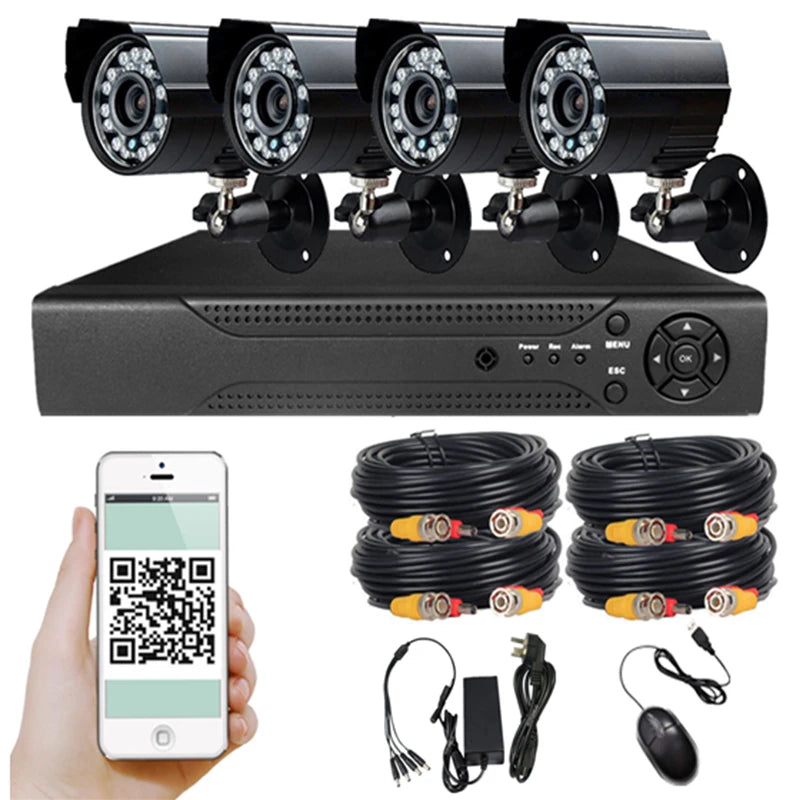 4CH 1080P AHD DVR Kit
