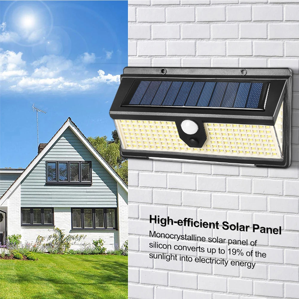 PIR Motion Sensor Solar Street Lamp