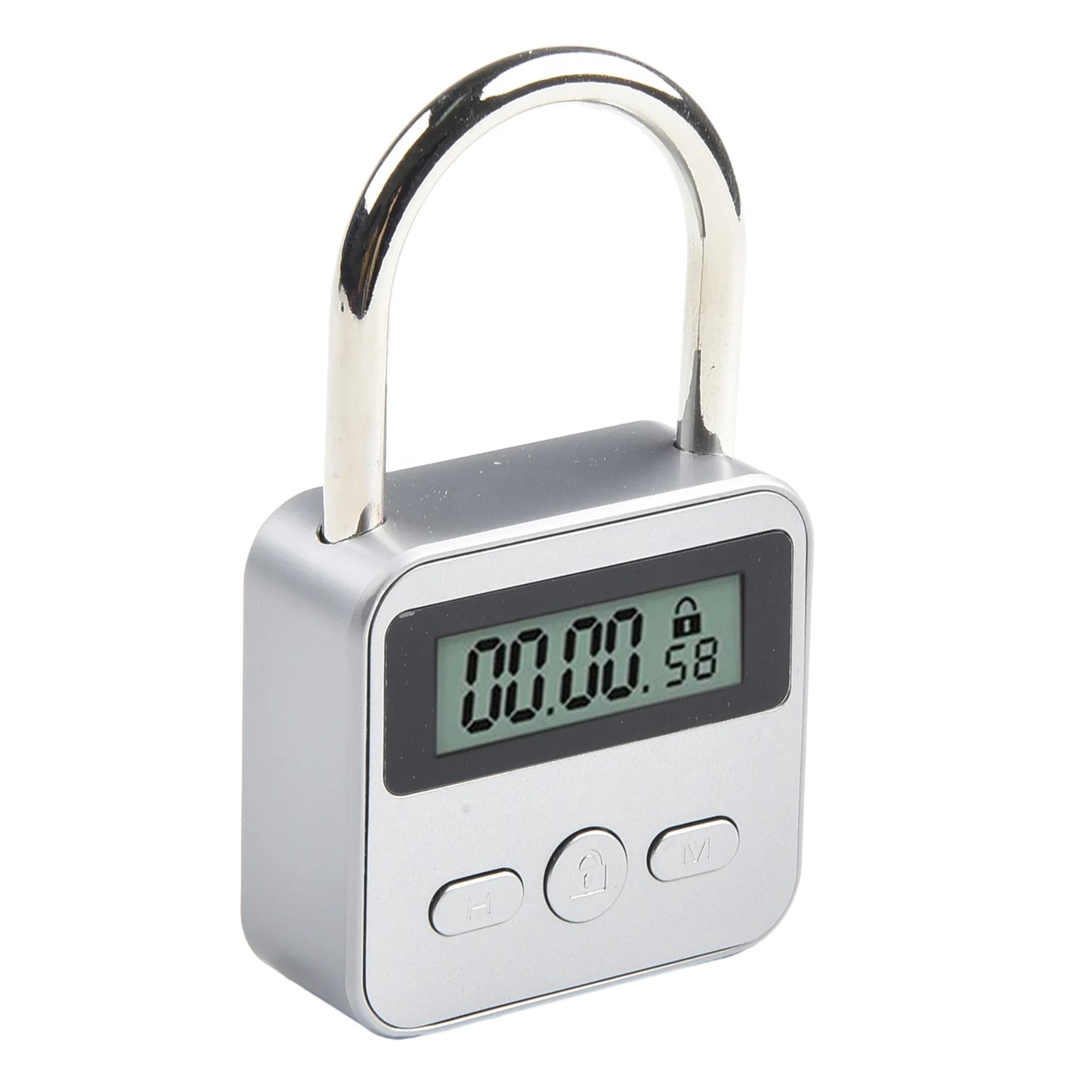 Smart Lock Metal Timing Lock Electronic Lock Timer Padlock Luggage Padlock Rechargeable LCD Display Electronic Time