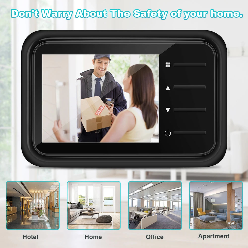 Smart Peephole Night Vision Doorbell Camera