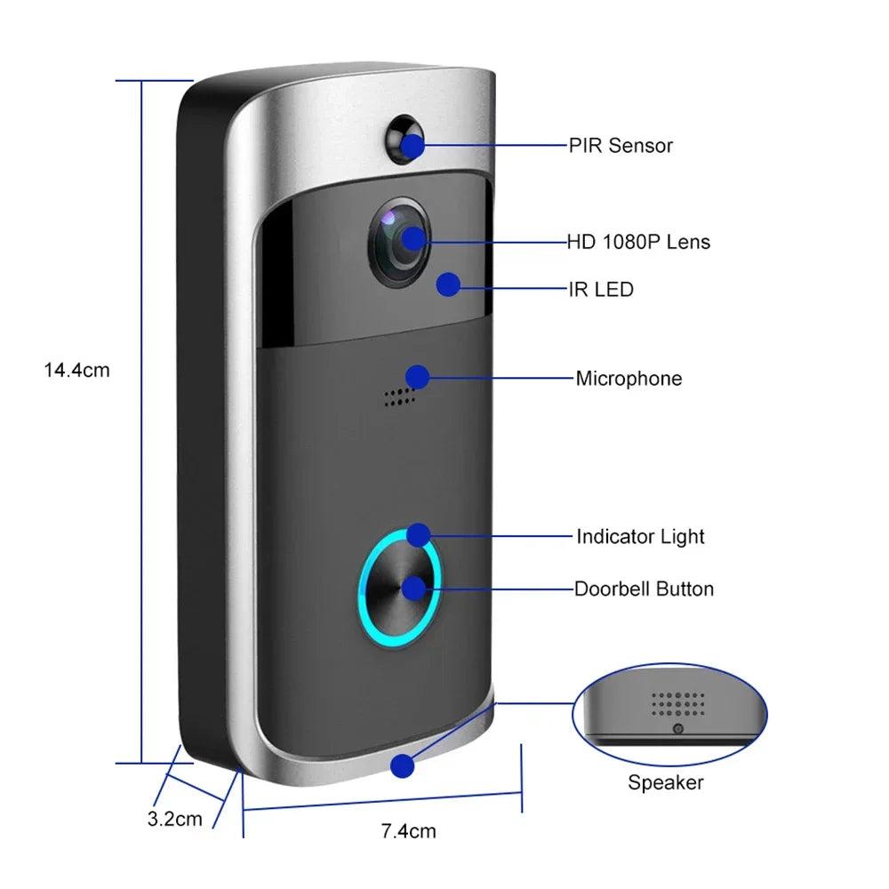 720P HD Smart Home Wireless Doorbell