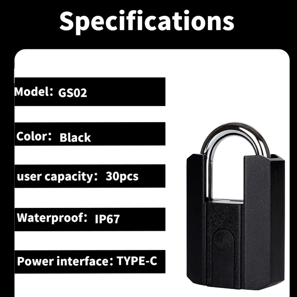 Bluetooth Remote Unlocking Keyless Padlock