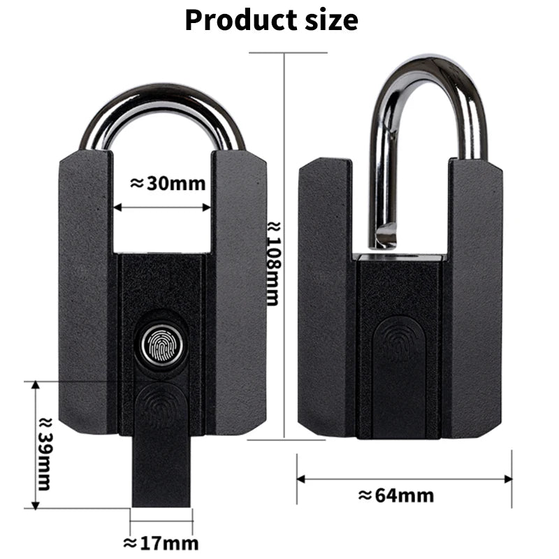 Bluetooth Remote Unlocking Keyless Padlock