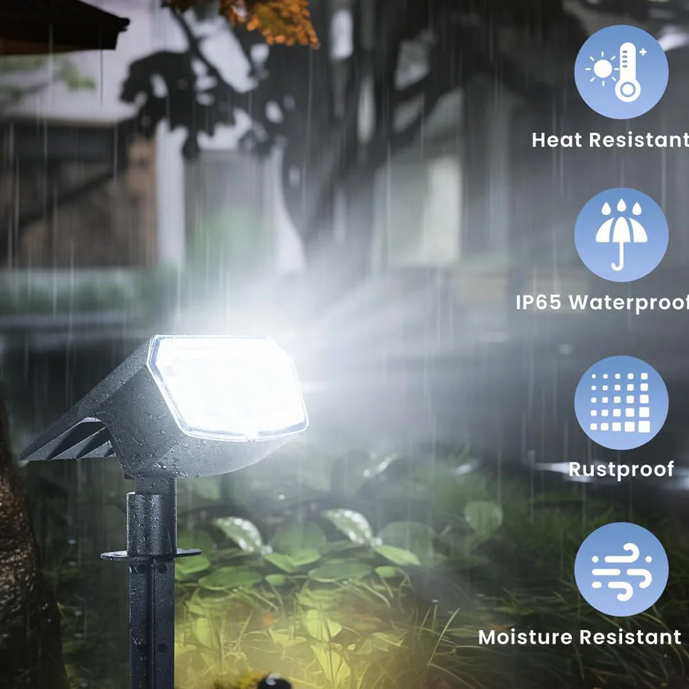76LED Solar Spotlights Outdoor Motion Sensor