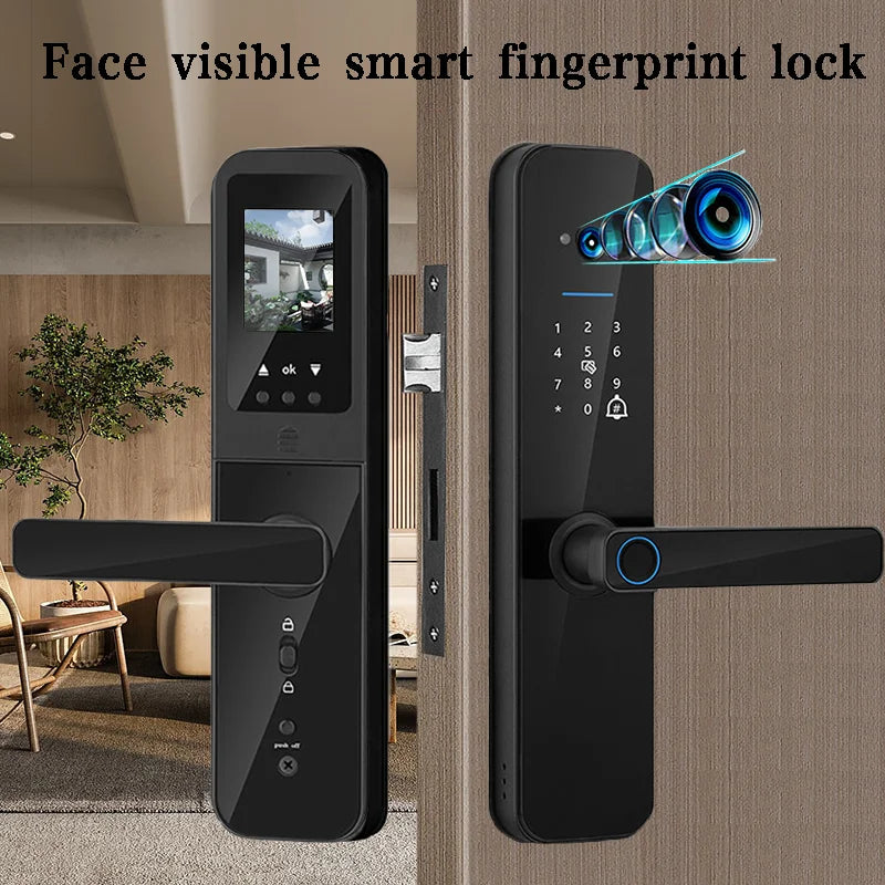 Wifi Smart Door Lock With Biometric Camera