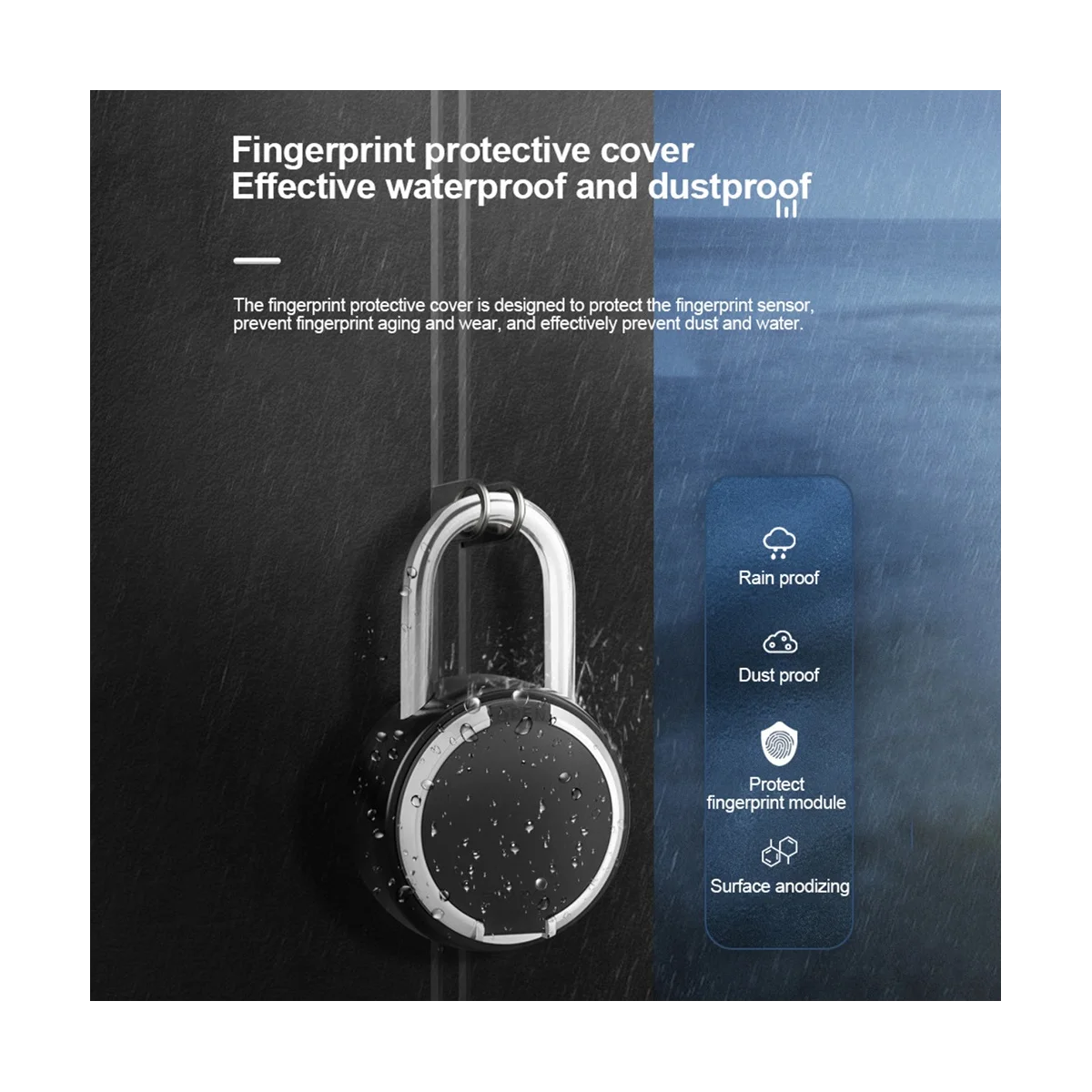 APP Remote Fingerprint Padlock