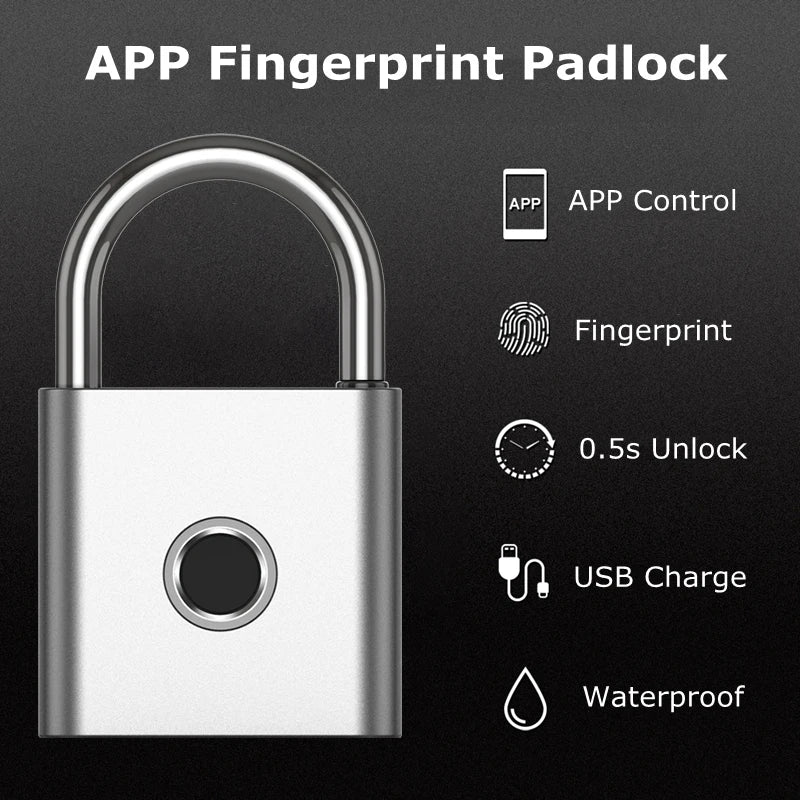 P50 Portable Biometric Smart Padlock