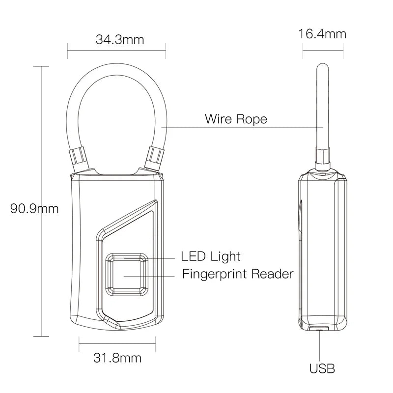 Smart Touch Fingerprint Door Lock