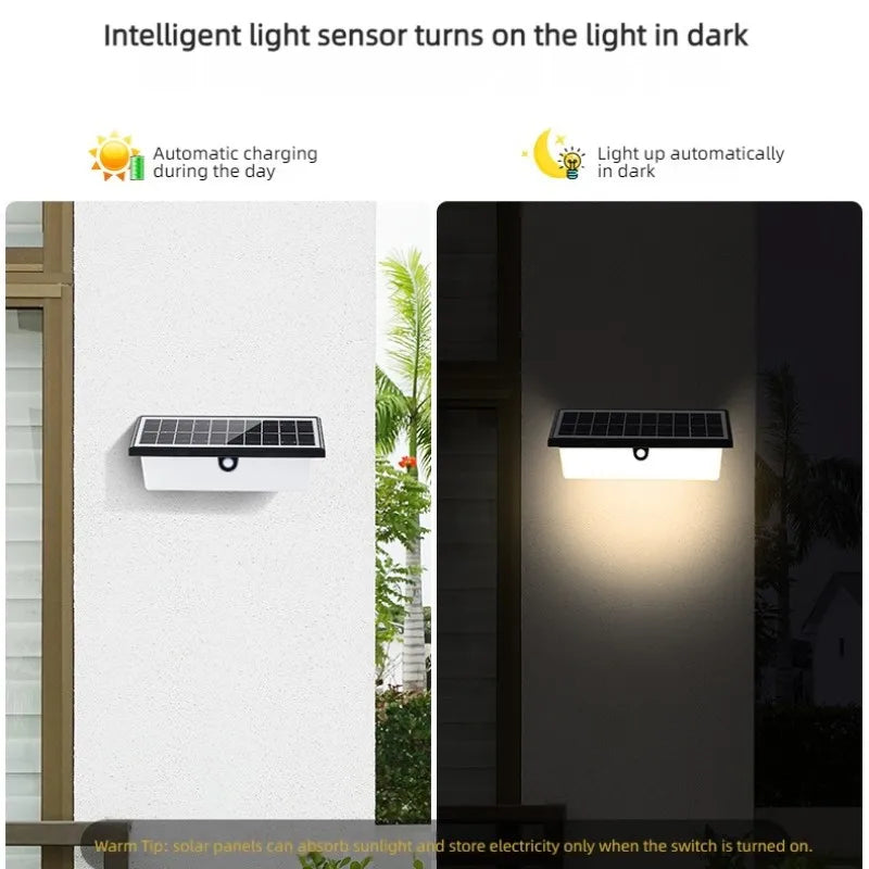 Solar Powered Led Outdoor Lighting Wall lamp