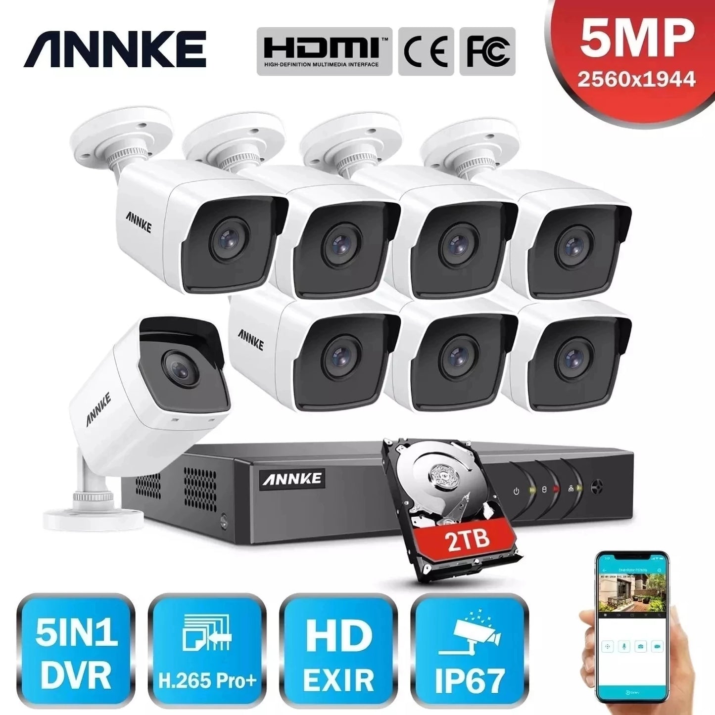 5MP Lite Ultra HD 8CH DVR CCTV