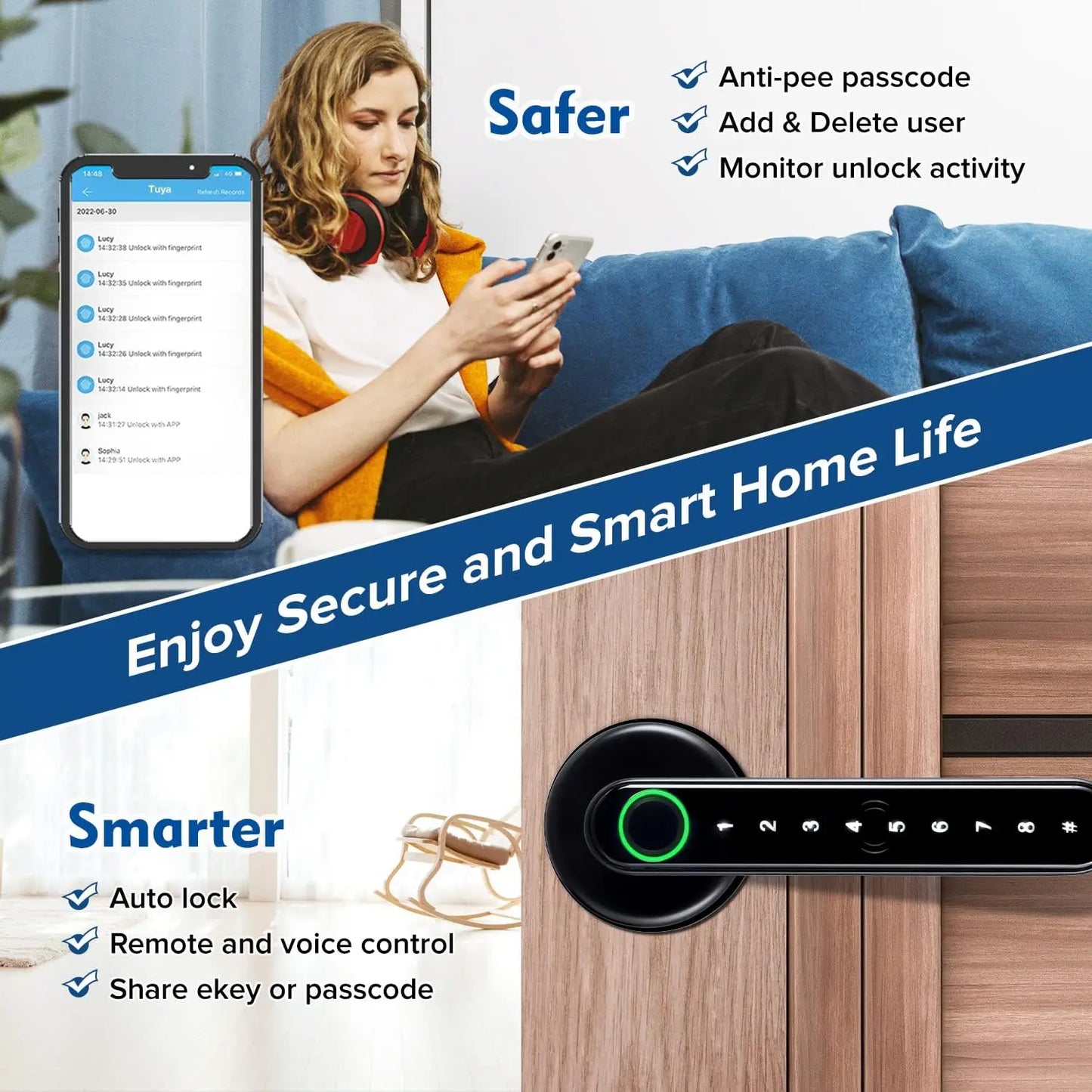 Door Lock Keypad Keyless Entry