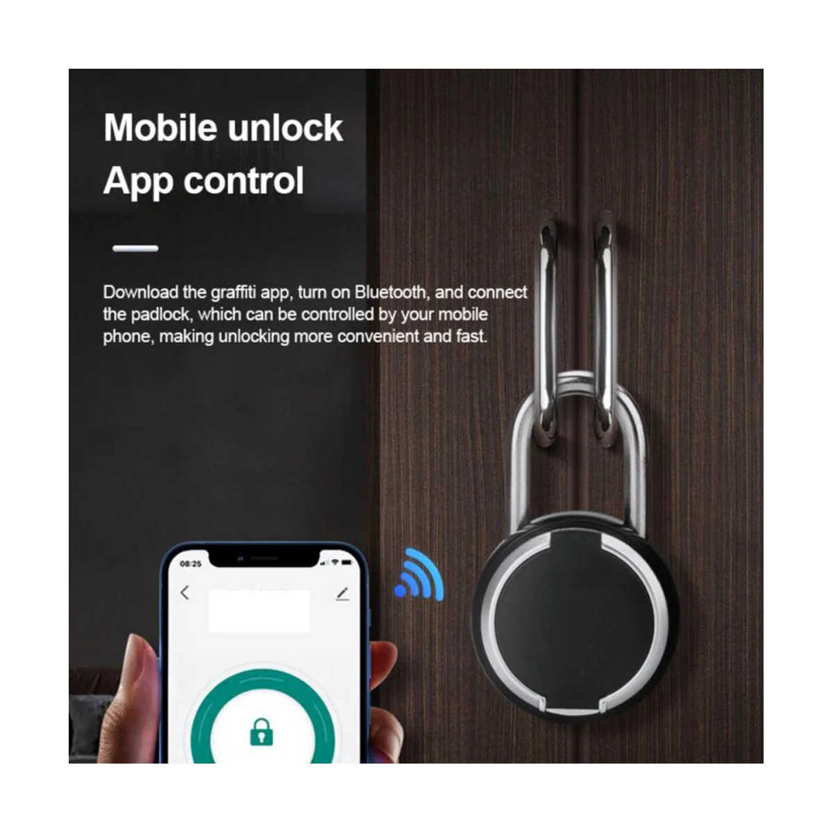 APP Remote Fingerprint Padlock