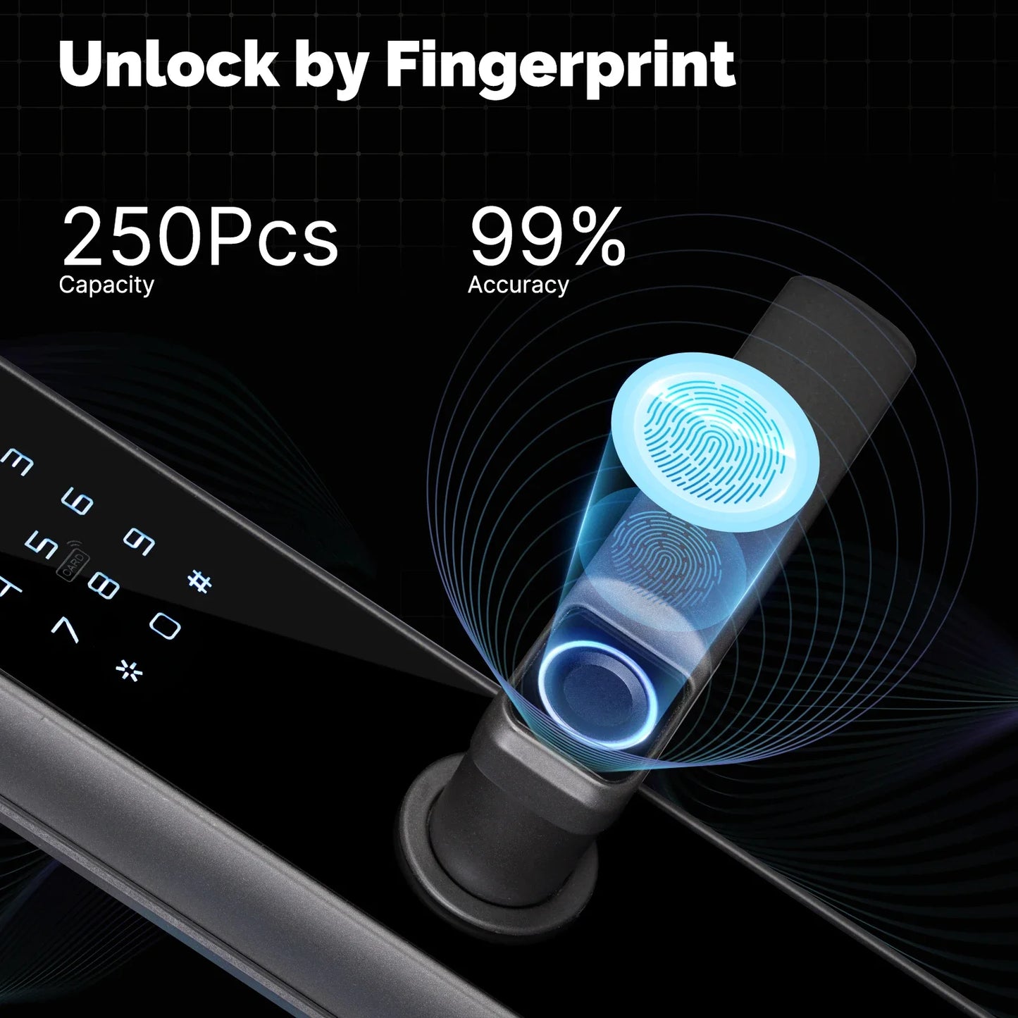 WiFi Smart Door Lock Indoor Password