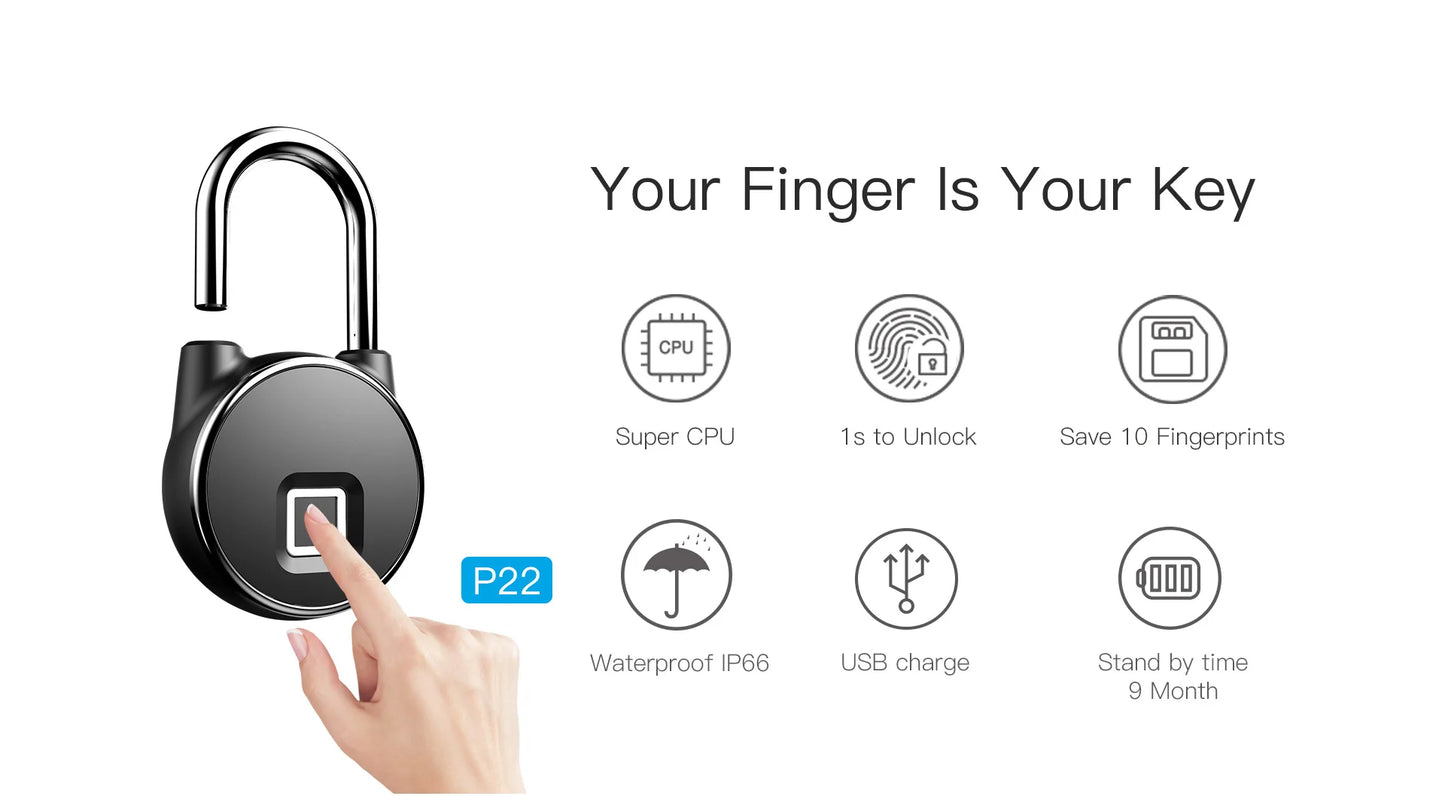 Keyless Biometric Fingerprint