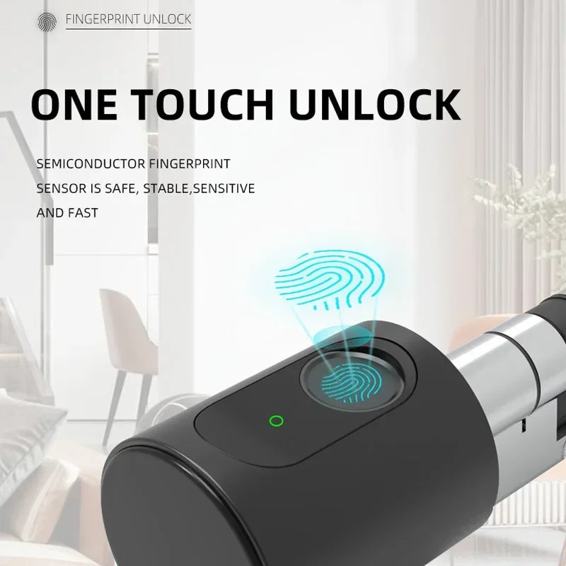 Cylinder Electronic Smart Door Lock