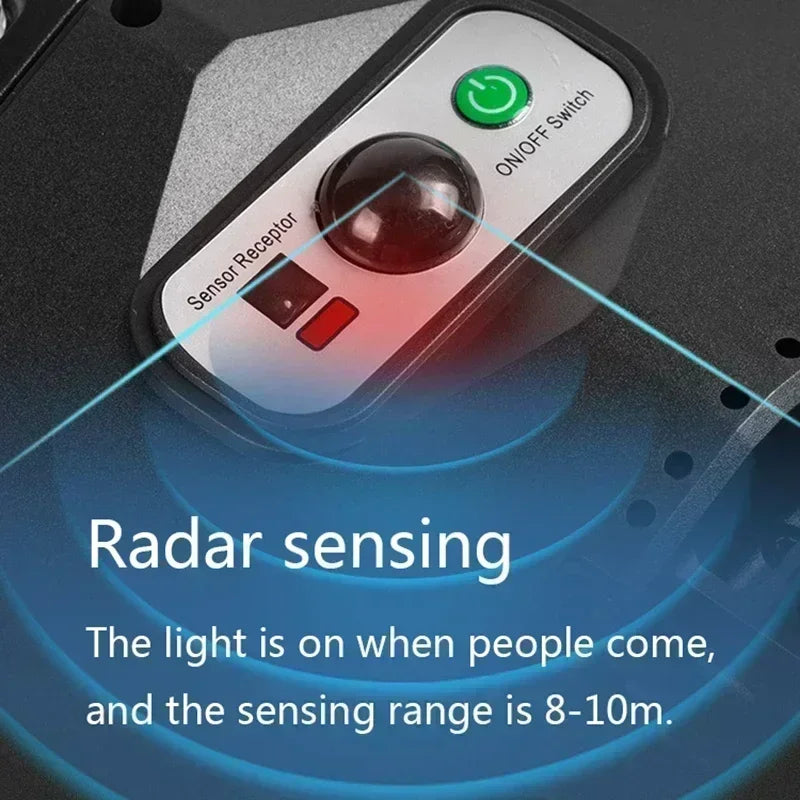 4/6/8/10/12Heads Powerful Outdoor Solar Lights 504 LED Garden Lamp Solar Panel Lamps Waterproof Motion Sensor Street Light Hot