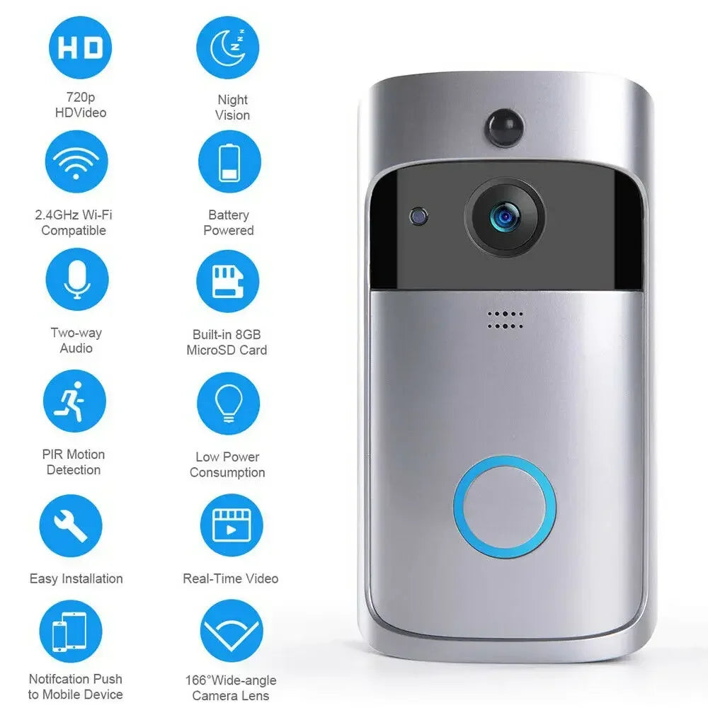 720P HD Smart Home Wireless Doorbell