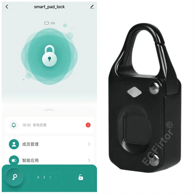 Smart Keyless Anti-theft Padlock
