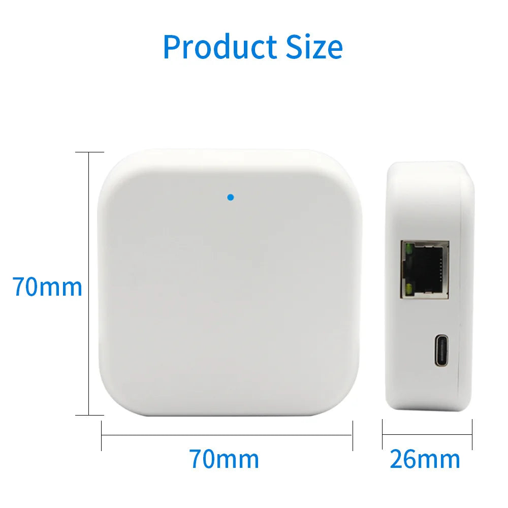 Wired Gateway Hub Smart Door Lock