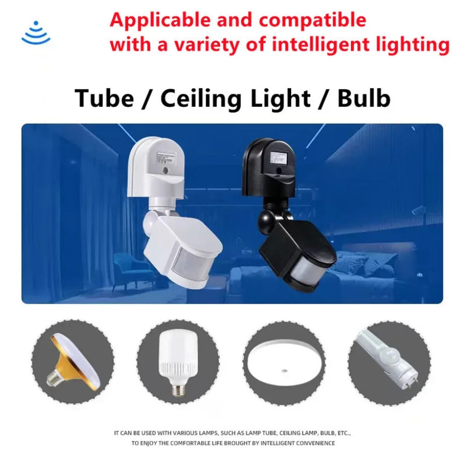 LED Light Motion Sensor 85-265V