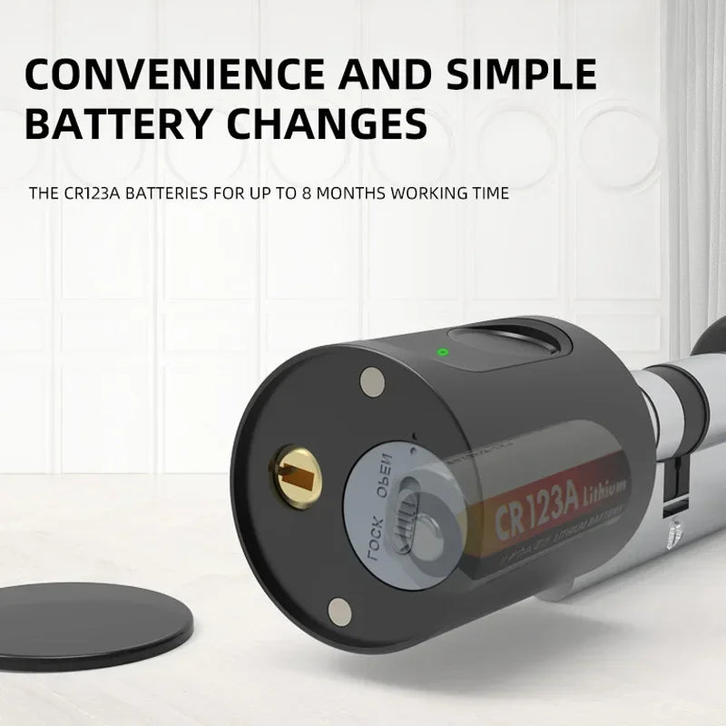 Cylinder Electronic Smart Door Lock