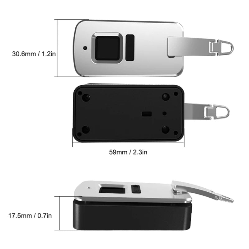 Smart Fingerprint Padlock USB