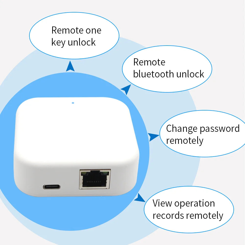 Wired Gateway Hub Smart Door Lock