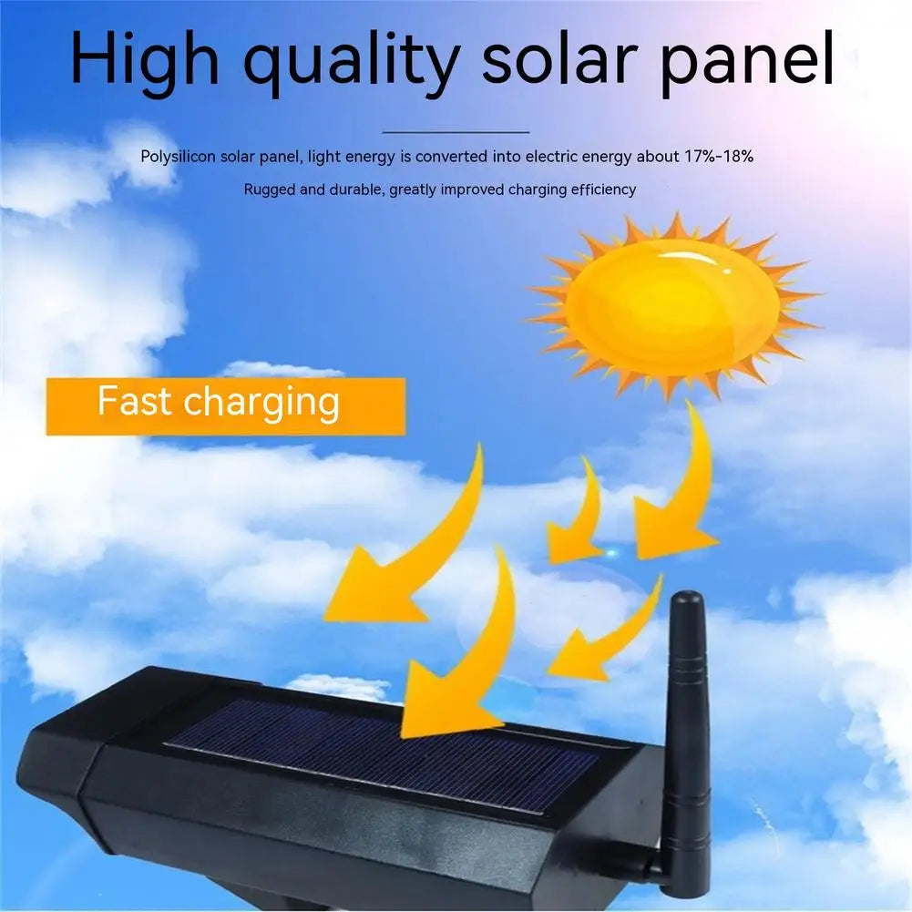 42led Solar Security Light Motion Sensor Simulation Outdoor Fake Camera Rural Garden Backyard Wall Lamp Ip65 Waterproof Lamp