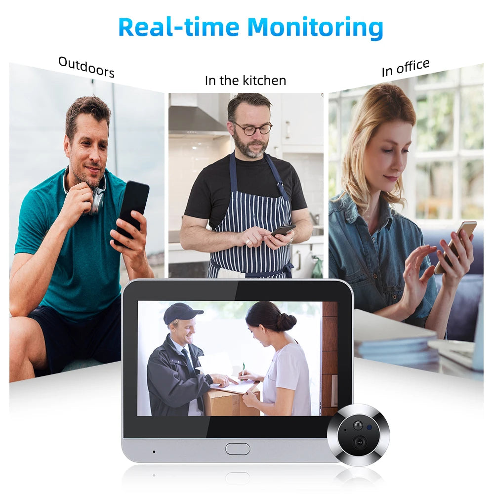 Camluxy Smart Tuya WiFi Door Camera