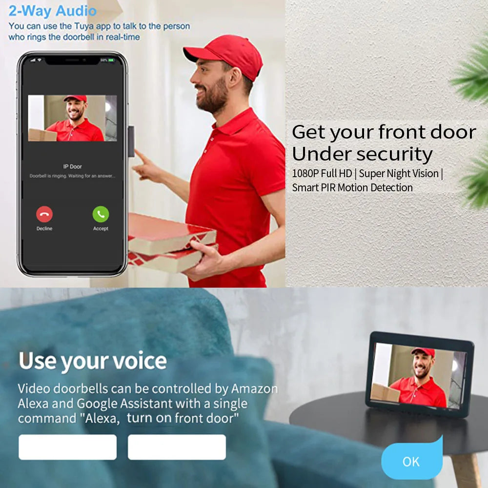 Tuya Smart WiFi Video Doorbell