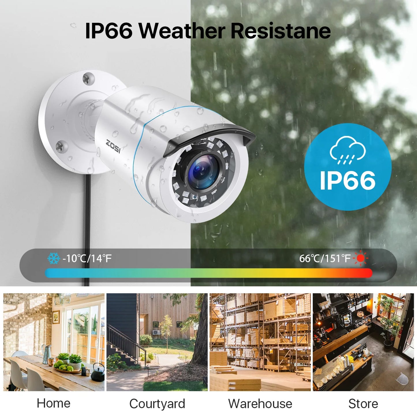 2MP Home Wired Security System