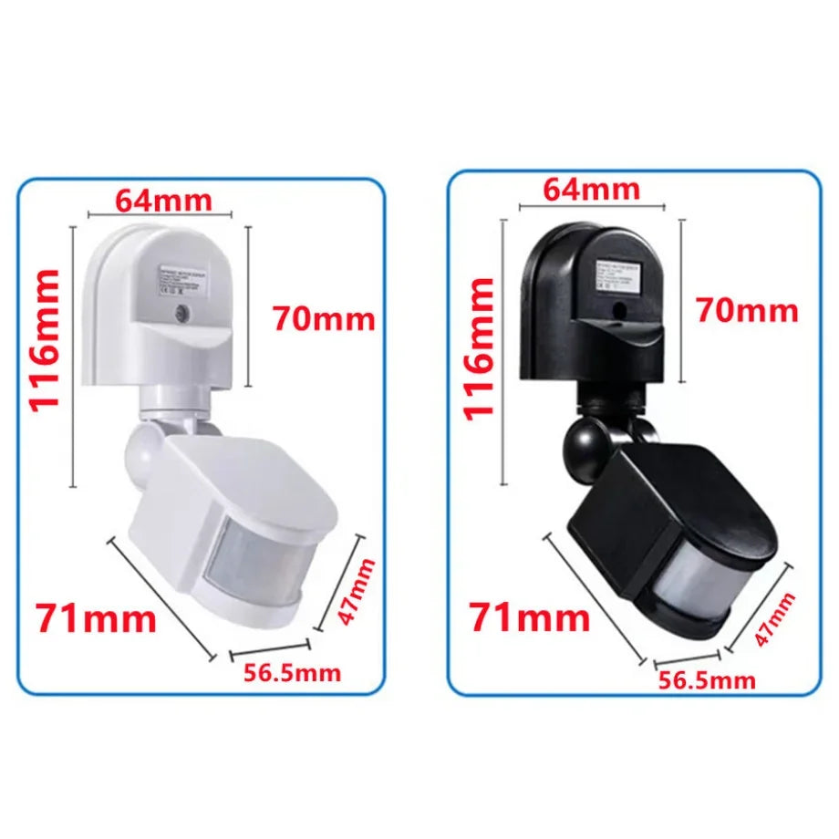 LED Light Motion Sensor 85-265V